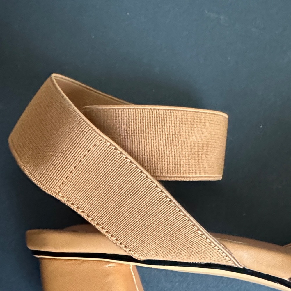 RolisaStyle Lanna Cross Strap Leather Pumps - Picture 4 of 11